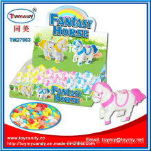 Plastic Wind up Fantastisches Pferd Spielzeug mit Süßigkeiten